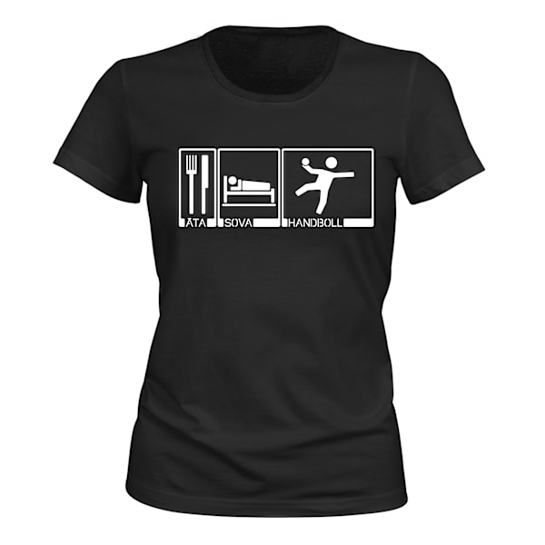 Spis Sov Håndbold - T-SHIRT - DAME sort XS