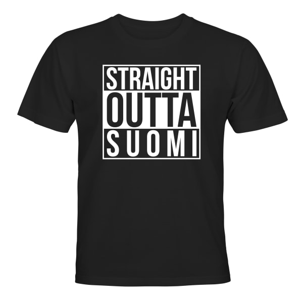 Straight Outta Suomi - T-SKJORTE - BARN svart Svart - 96 / 104