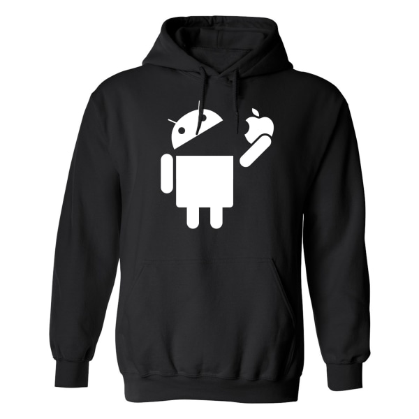 Android - Hættetrøje / Sweater - HERRE Svart - 2XL