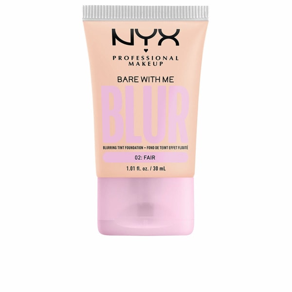 Flydende makeup base NYX Bare With Me Blur Nº 02 Fair 30 ml