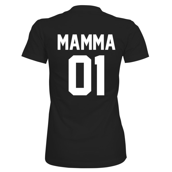 Mamma 01 - T-SHIRT - DAM Svart - 2XL