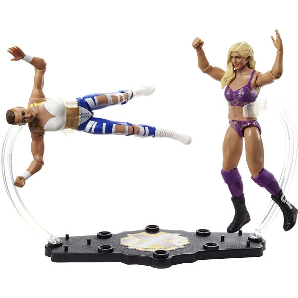 WWE 2 PAKKE FIGURE Rhea Ripley & Charlotte Flair