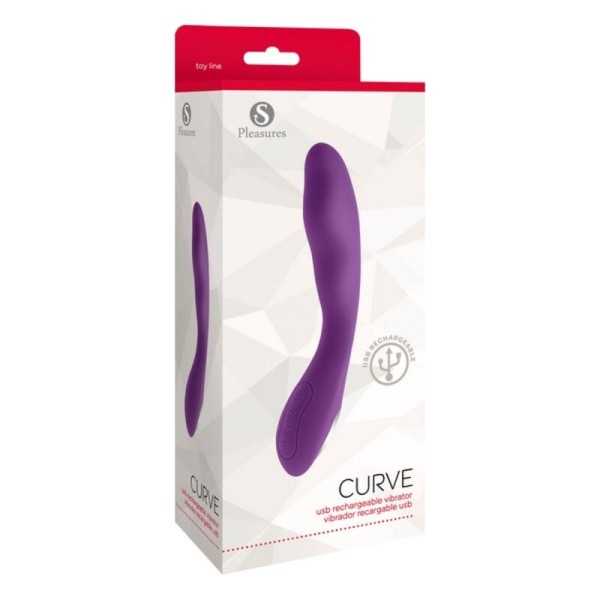 Vibrator S Pleasures Curve Purple