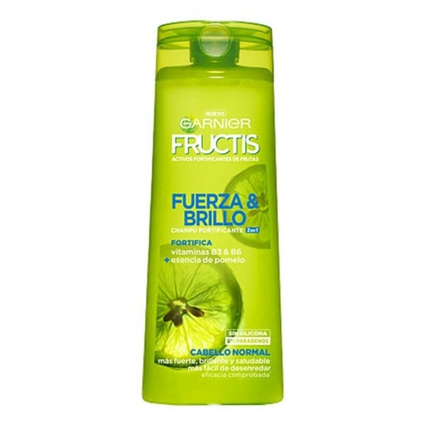 Stärka Shampoo Fructis Fuerza & Brillo 2 en 1 Garnier Fructis Fuerza Brillo (360 ml) 360 ml