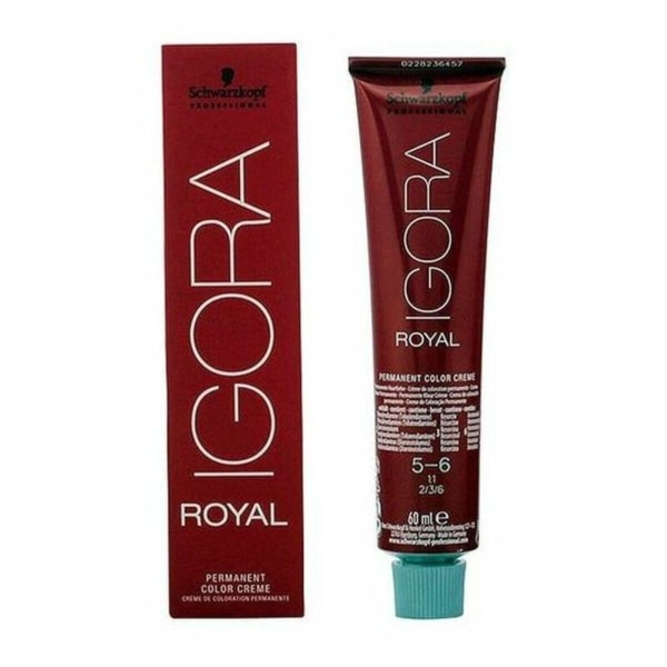 Permanent färg Igora Royal Schwarzkopf Igora Royal 5-6 Nº 5-6 Nº 9.0-rubio muy claro Nº 8.0-rubio claro 60 ml