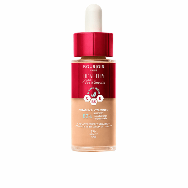 Flydende makeup base Bourjois Healthy Mix Serum Nº 57N Bronze 30 ml