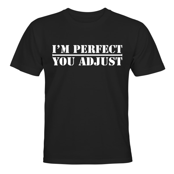 Im Perfect You Adjust - T-PAITA - LAPSET musta Svart - 118 / 128