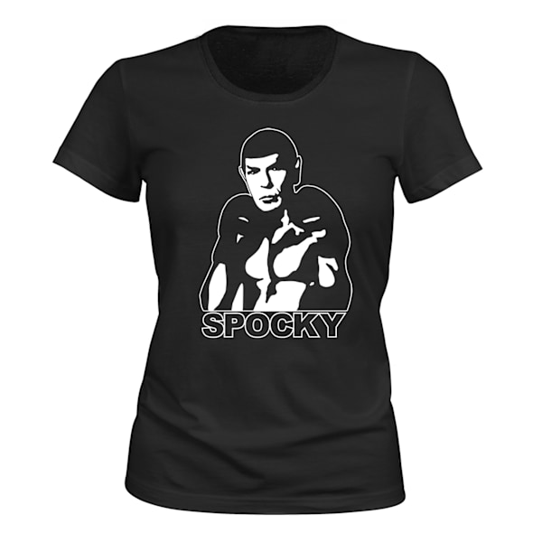 Spocky - T-SHIRT - DAME sort XL