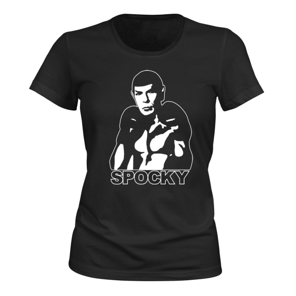 Spocky - T-SHIRT - DAME sort XS