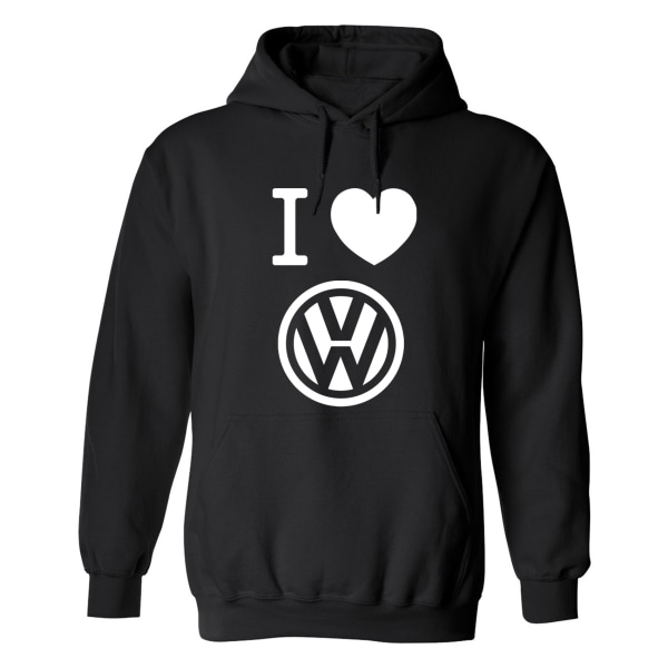 Volkswagen - Hettegenser / Genser - UNISEX Svart - M