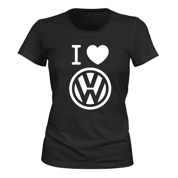 Volkswagen - T-SHIRT - DAME sort M