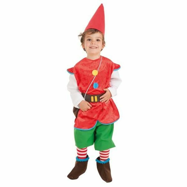 Barnekostyme Gnome (6 deler) 7-9 år