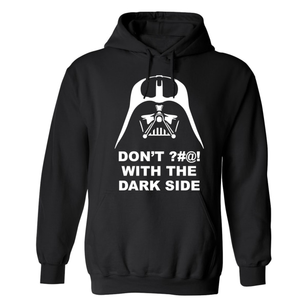 Darth Vader Dont Fuck With The Dark Side - Hoodie / Tröja - HERR Svart - 3XL