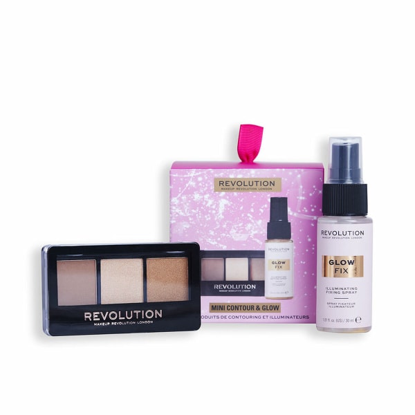 Make-up sæt Revolution Make Up Mini Contour & Glow 2 Parts