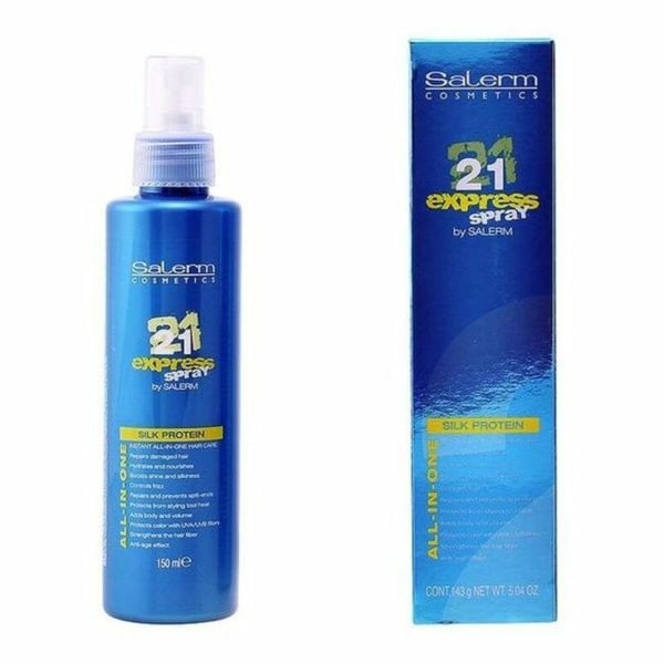Hiuskääre ilman hiusten valkaisuainetta 21 Express Silk Protein Spray Salerm 973-34678 (150 ml) 150 ml