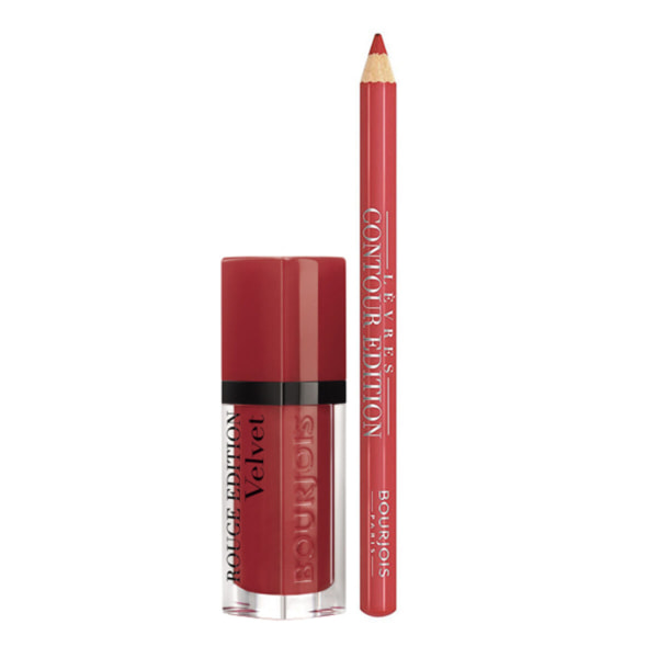 Kosmetiikkasetti Ladies Rouge Edition Velvet Bourjois (2 kpl) 14 + contour lipliner #5
