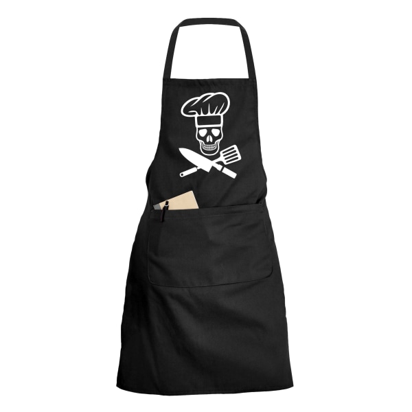 Chef Skull - Esiliina - Musta musta one size