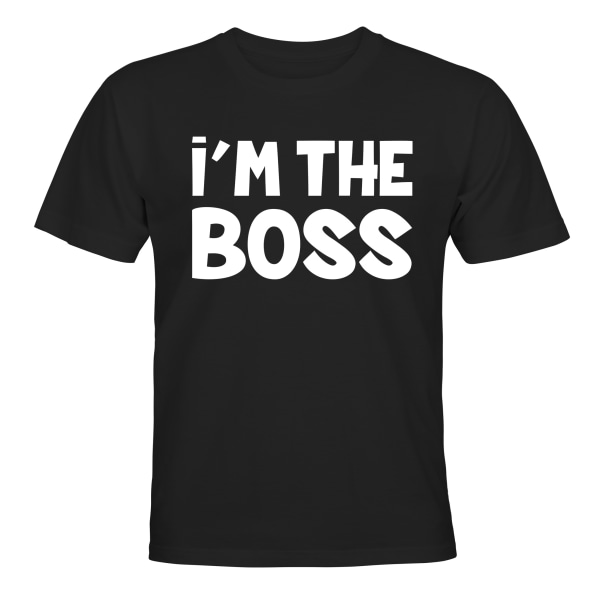 Im The Boss - T-SHIRT - BØRN sort Svart - 118 / 128