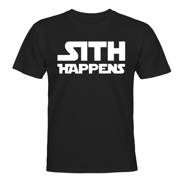 Sith Happens - T-PAITA - MIESTEN Svart - 4XL