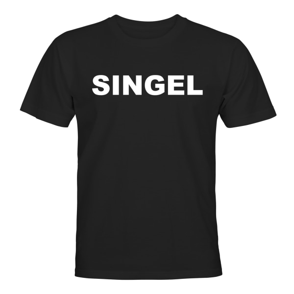 Single - T-SHIRT - MÆND Svart - M