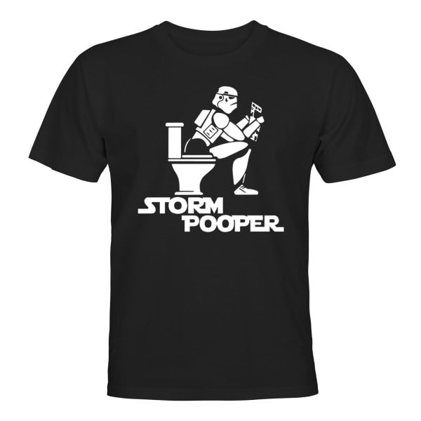 Stormpooper - T-SHIRT - MÆND Svart - 5XL