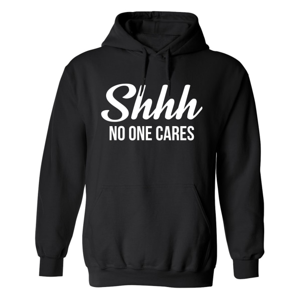 Shhh No One Cares - Hettegenser / Genser - HERRE Svart - 2XL