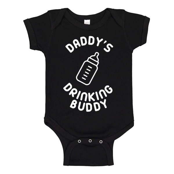 Daddy's Drinking Buddy - Baby Body musta Svart - 24 månader