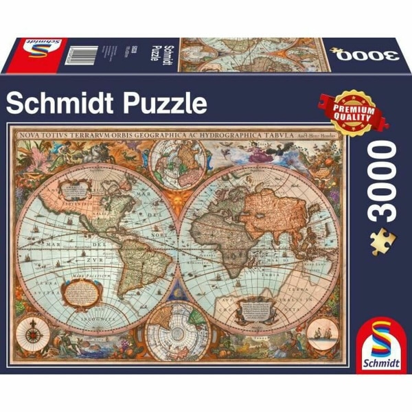 Puslespil Schmidt Spiele Ancient World Map (3000 stykker)