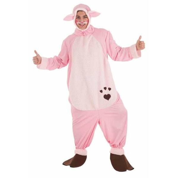 Maskerade kostume til voksne Pig Pink (3 stk)