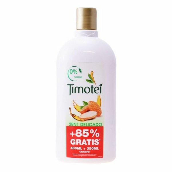 2-i-1 shampoo og balsam Timotei Aceite Almendras Dulces (750 ml) 750 ml
