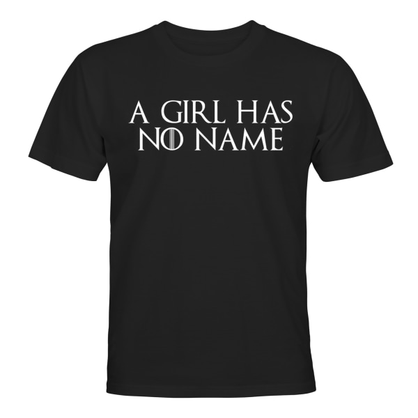 A Girl Has No Name - T-SHIRT - HERR Svart - L