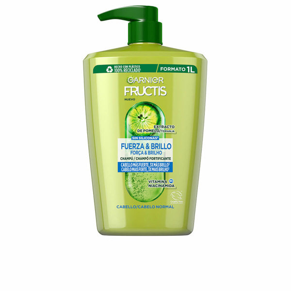 Stärka Shampoo Garnier Fructis Glans Grapefrukt (1 L)