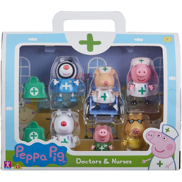 PEPPA PIG DOCTORS AND NURSES FIGURE PACK