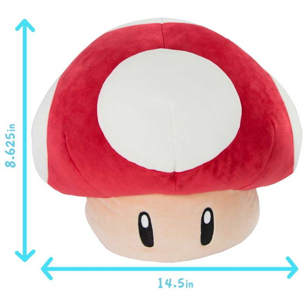 MARIO KART LARGE PLUSH SUPER MUSHROOM