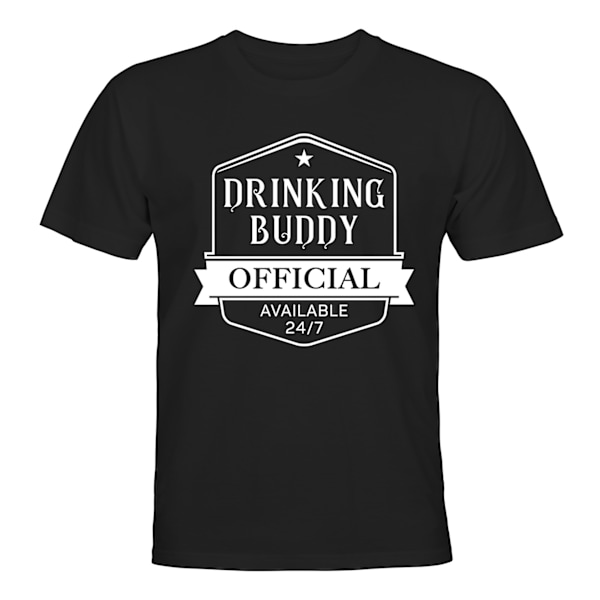 Drinking Buddy - T-SHIRT - MÆND Svart - L