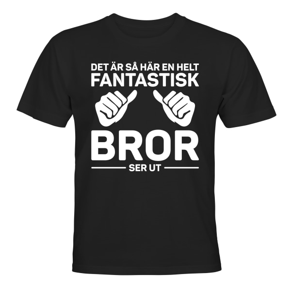 Fantastisk Bror - T-SHIRT - BARN svart Svart - 106 / 116