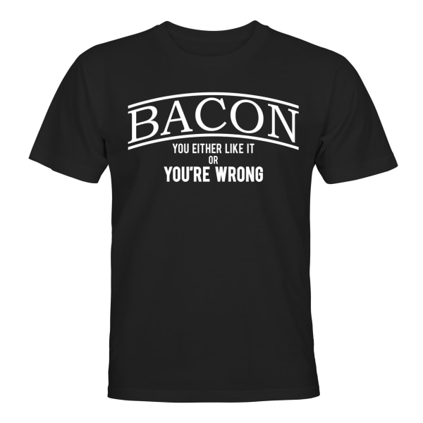 Bacon - T-SHIRT - HERR Svart - 2XL