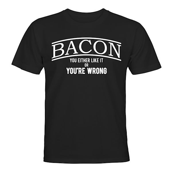 Bacon - T-SHIRT - HERR Svart - 2XL