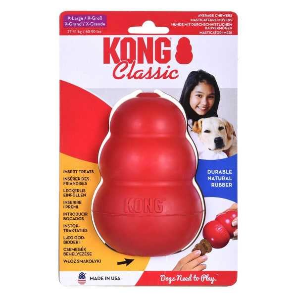 Hundleksak Kong Classic Röd Gummi