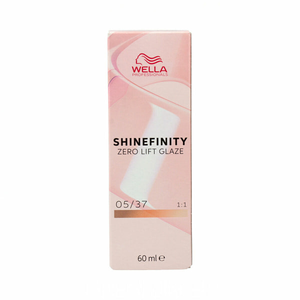 Permanent hårbalsam Wella Shinefinity Nº 05/37 (60 ml)
