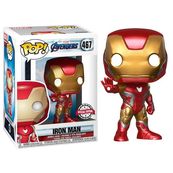 POP figur Marvel Avengers Endgame Iron Man Eksklusiv