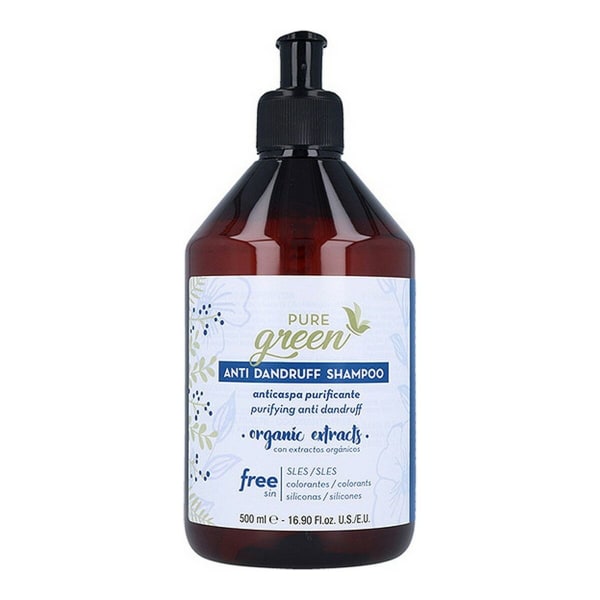 Anti-skæl shampoo Pure Green 500 ml