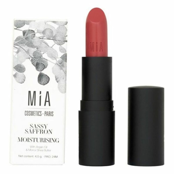 Kosteuttava huulipuna Mia Cosmetics Paris 511-Sassy Saffron (4 g)
