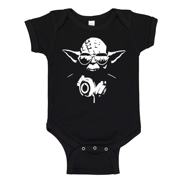 Dj Yoda - Baby Body svart Svart - 12 månader