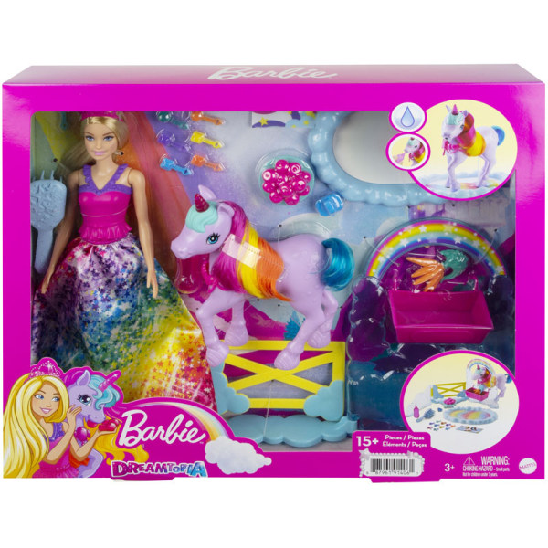 Barbie Dreamtopia Doll And Unicorn a28d | Fyndiq