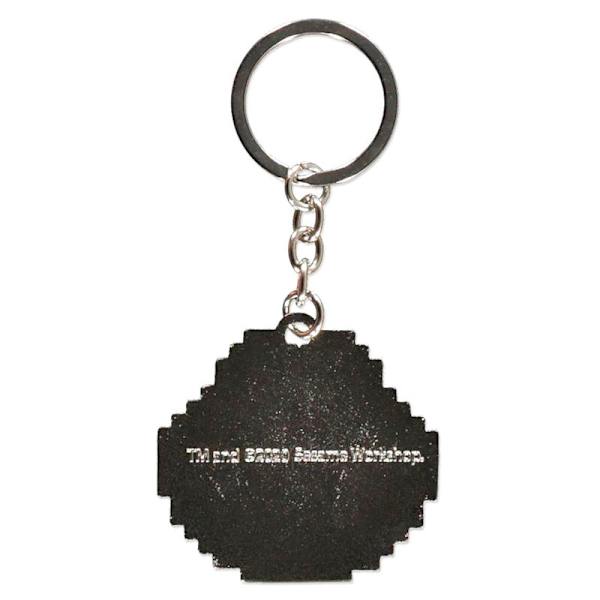 Sesamestreet Cookie Monster metal keychain