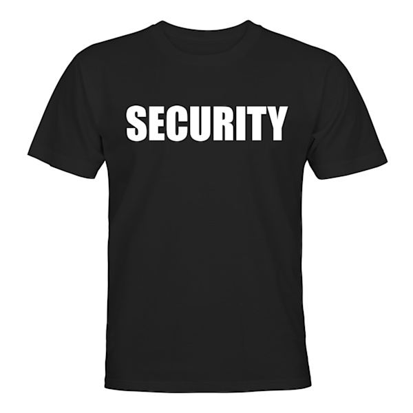 Security - T-SHIRT - HERR Svart - 5XL