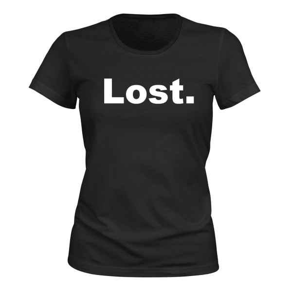 Lost - T-SHIRT - DAME sort XL