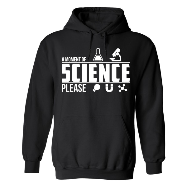 A Moment Of Science Please - Hættetrøje / Sweater - MÆND Svart - 2XL