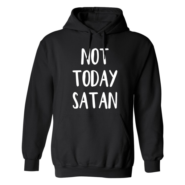 Not Today Satan - Hættetrøje / Sweater - UNISEX Svart - 2XL